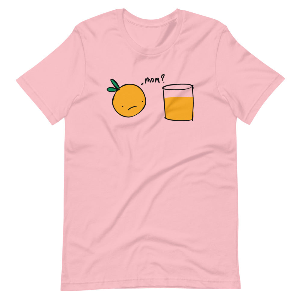 An Orange Meets His Citrusy Mother T-Shirt (Unisex)