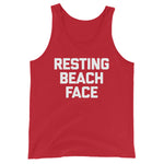 Resting Beach Face Tank Top (Unisex)