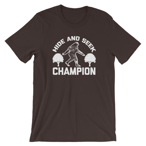 Hide & Seek Champion Bigfoot T-Shirt (Unisex)