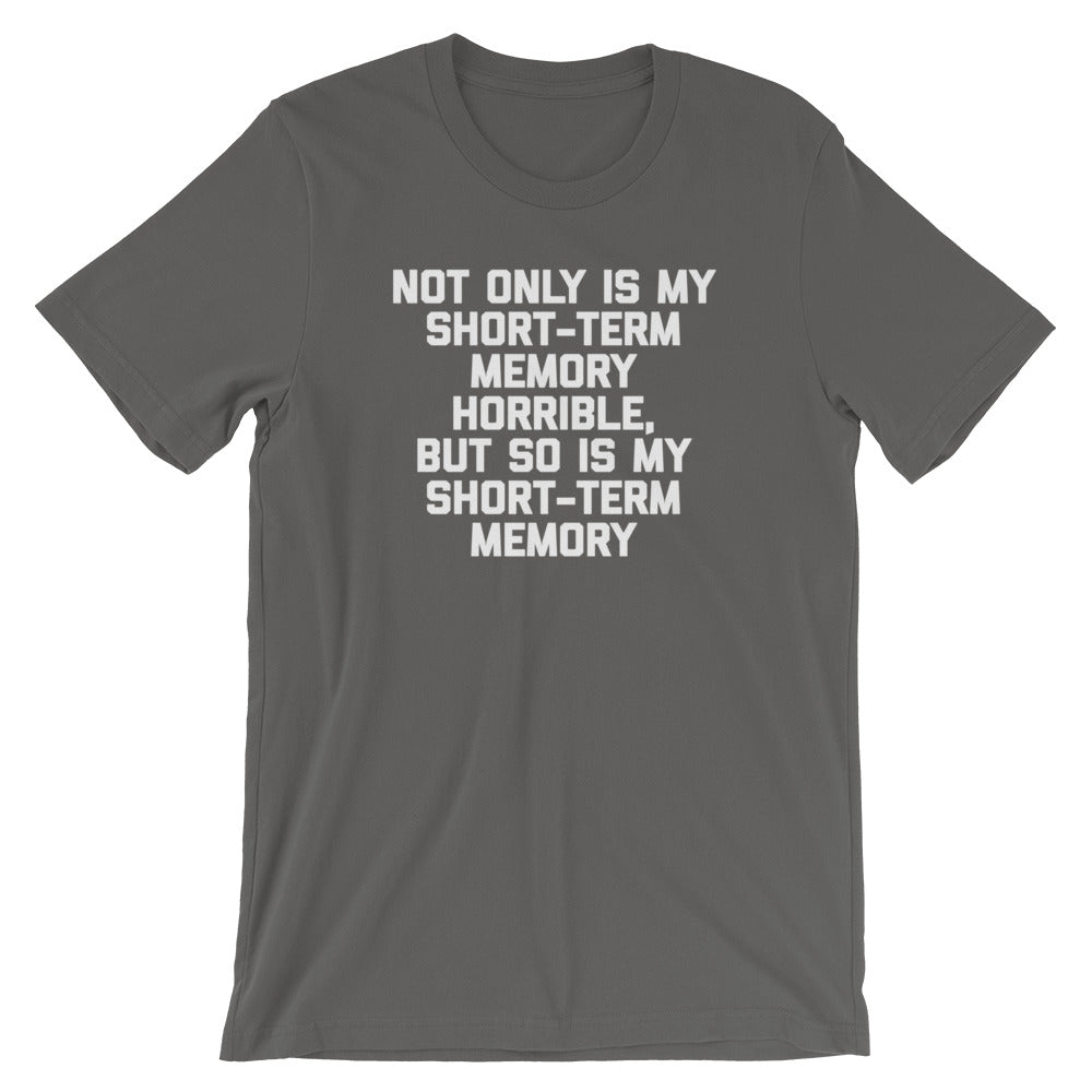 Not Only Is My Short-Term Memory Horrible, But So Is My Short-Term Memory T-Shirt (Unisex)