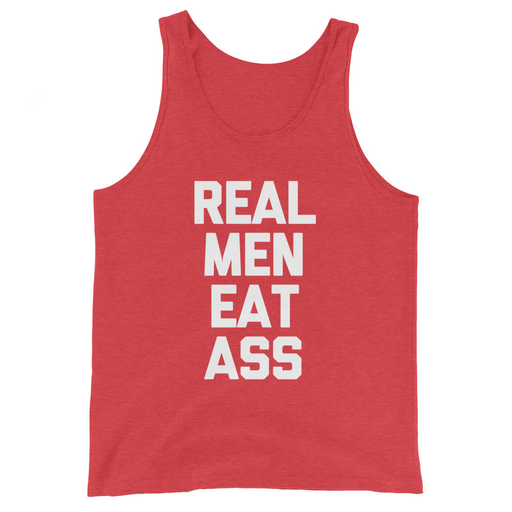 Real Men Eat Ass Tank Top (Unisex)