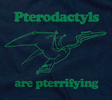 Pterodactyls Are Pterrifying Hoodie