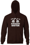 This Girl Is An Awesome Sister Hoodie
