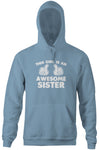 This Girl Is An Awesome Sister Hoodie