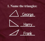 Name The Triangles (Math Problem) T-Shirt