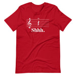 Shhh (Sheet Music) T-Shirt (Unisex)
